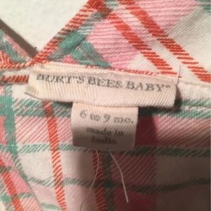 Burt bees baby dress 6-9 months